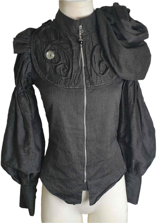 Dark gray Blouse 1900