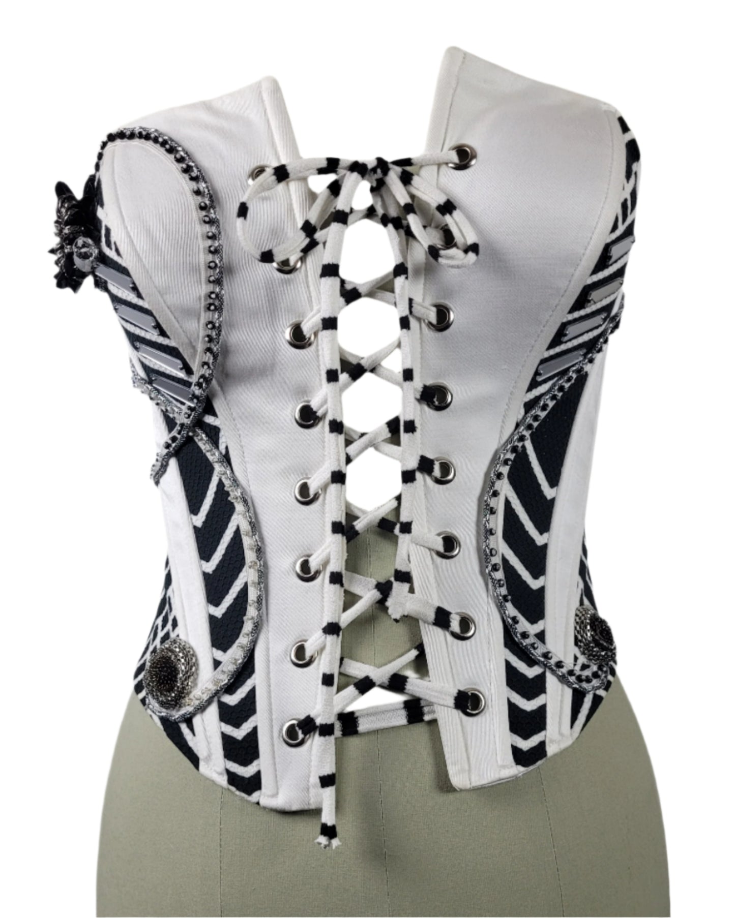 corset strapless in White Galaxy collection