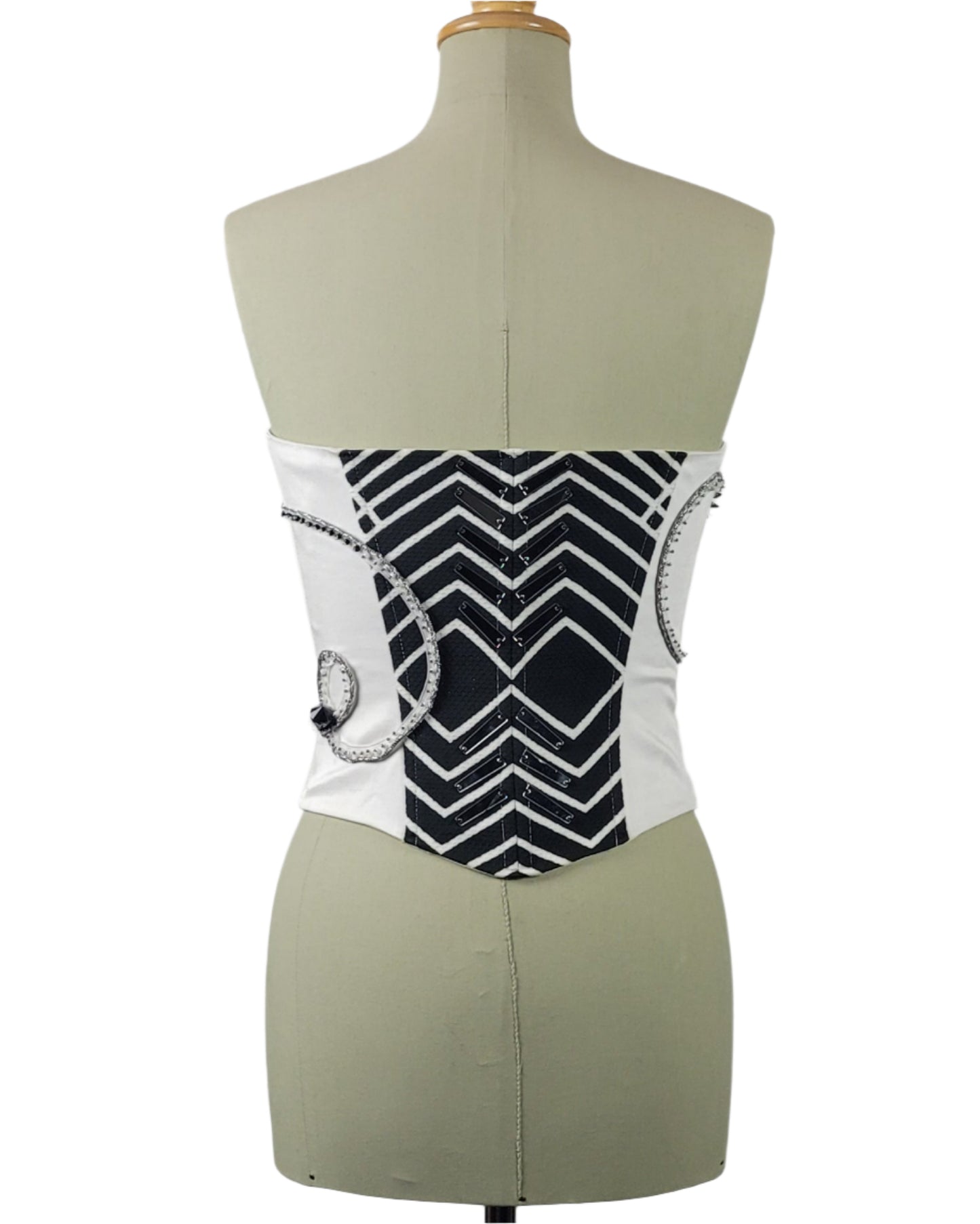 corset strapless in White Galaxy collection