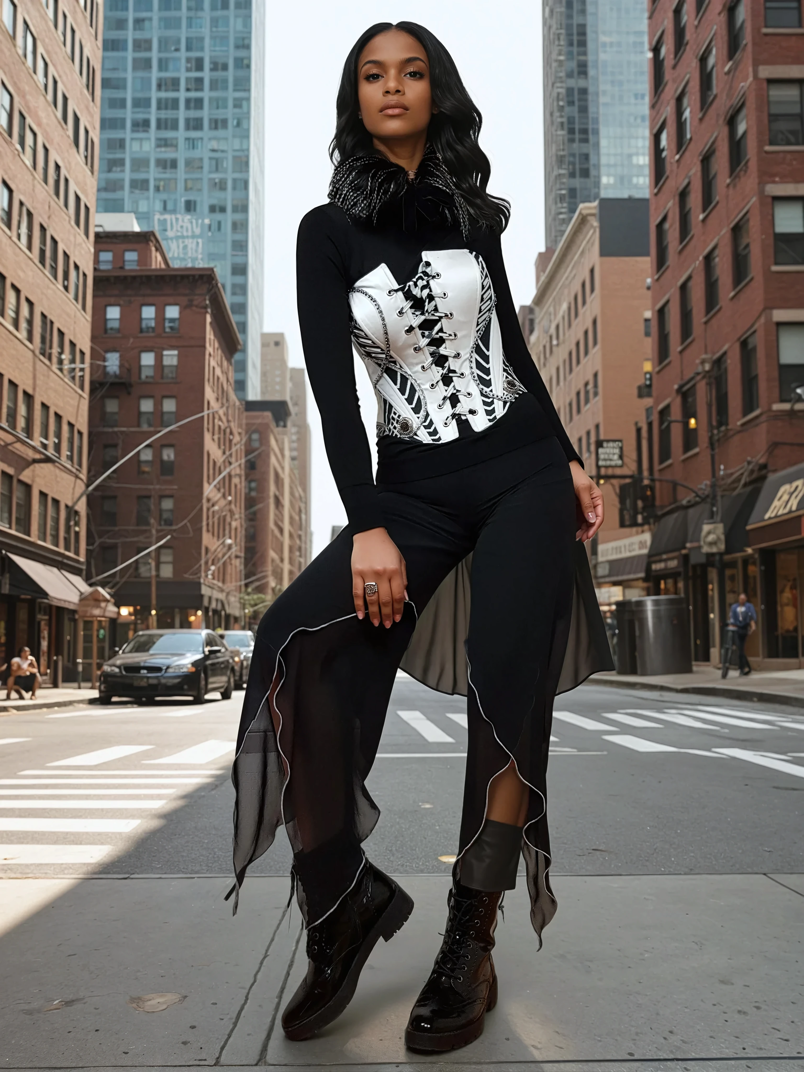 corset strapless  in White    Galaxy collection