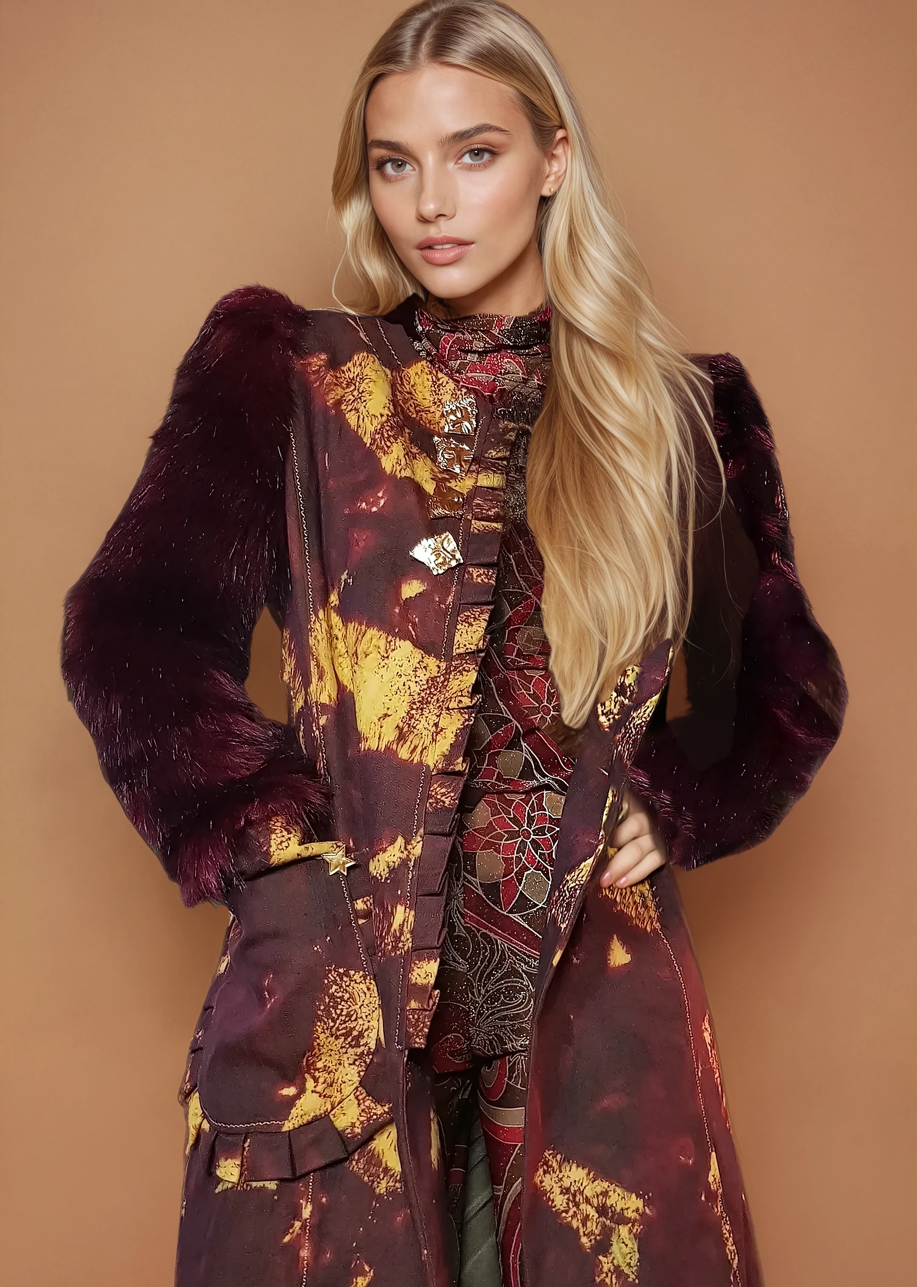 Exclusive Coat trendy Gold dreams