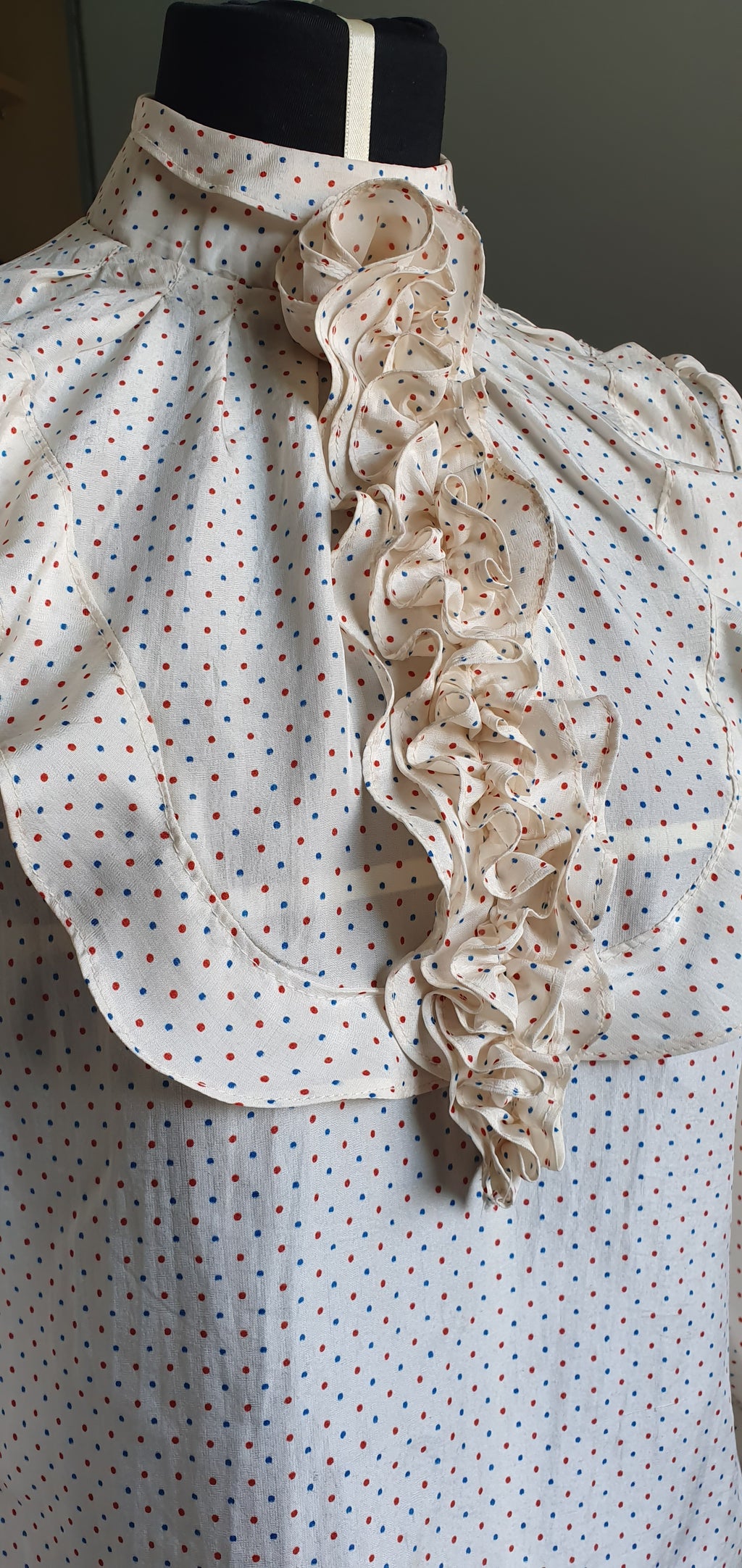 The Charlotte: Neo-Romantic Victorian Polka Dot Blouse