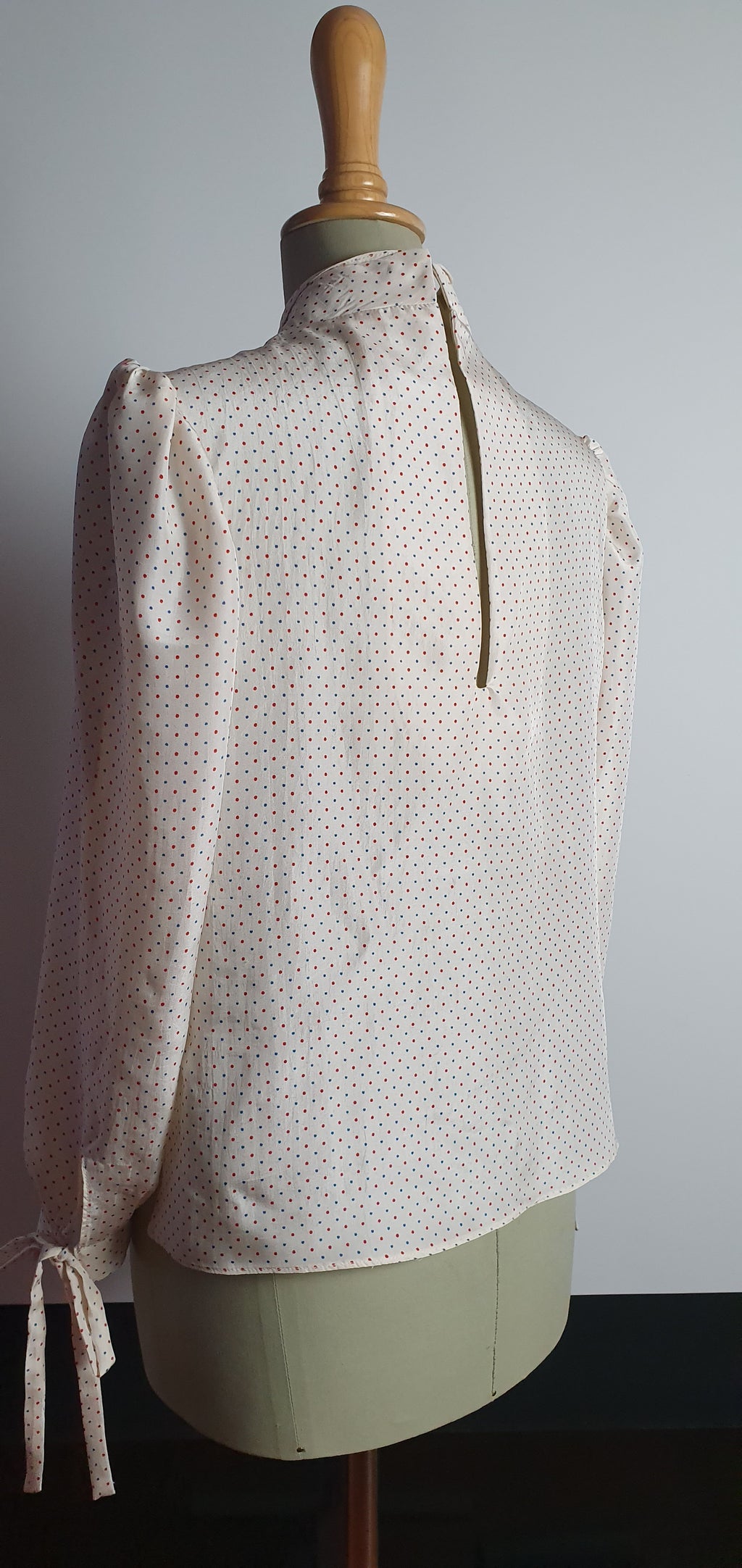 The Charlotte: Neo-Romantic Victorian Polka Dot Blouse