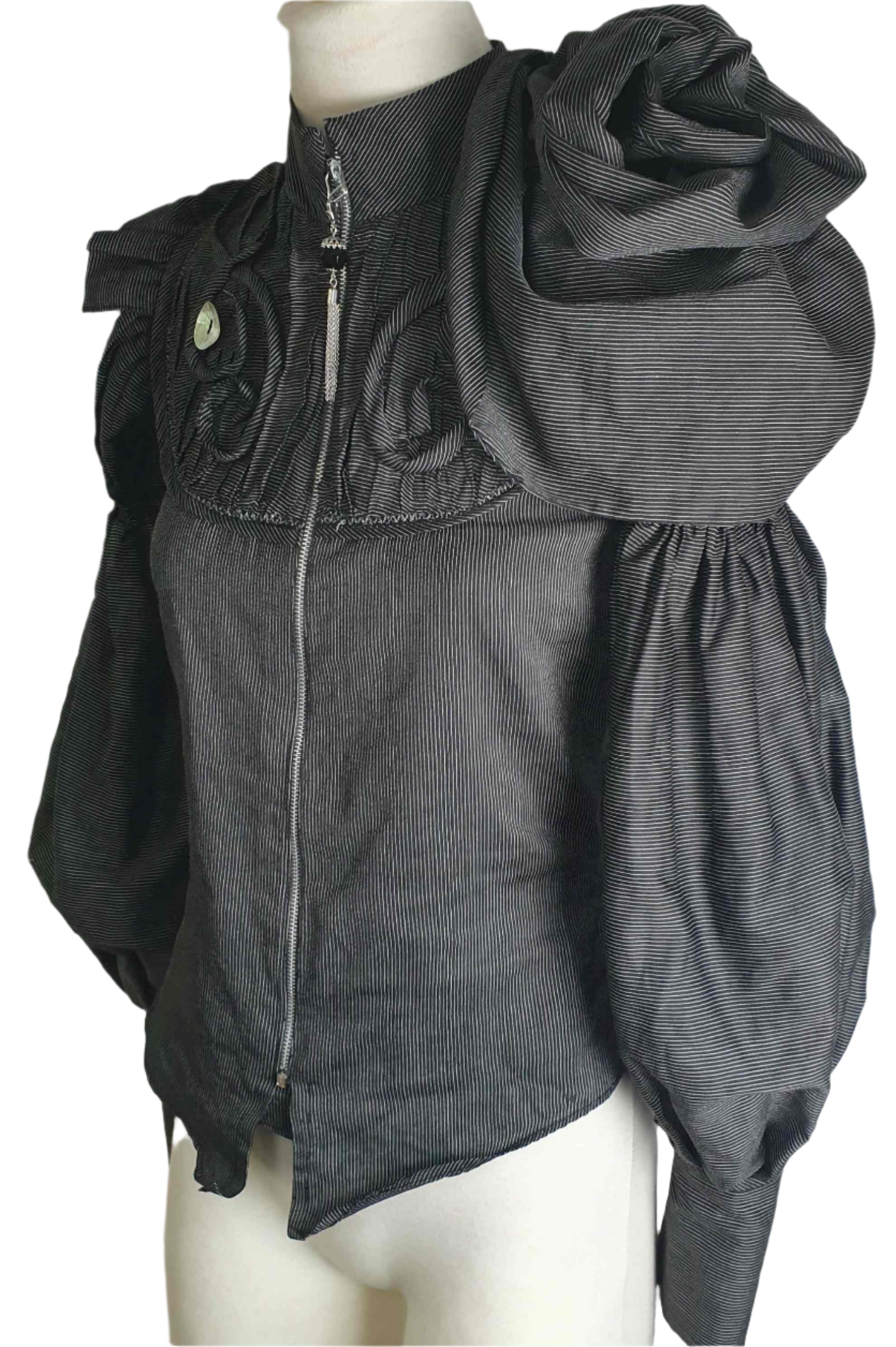 Dark gray Blouse 1900