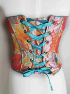 Shimmering Floral Rhinestone Bustier