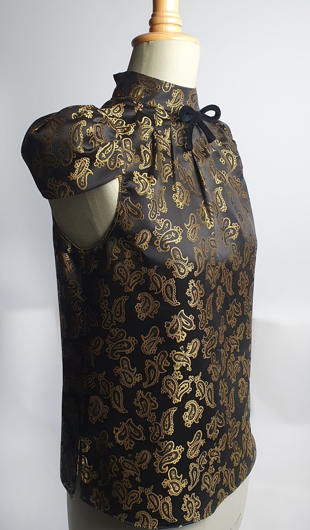 Satin Blouse lady  golden dreams