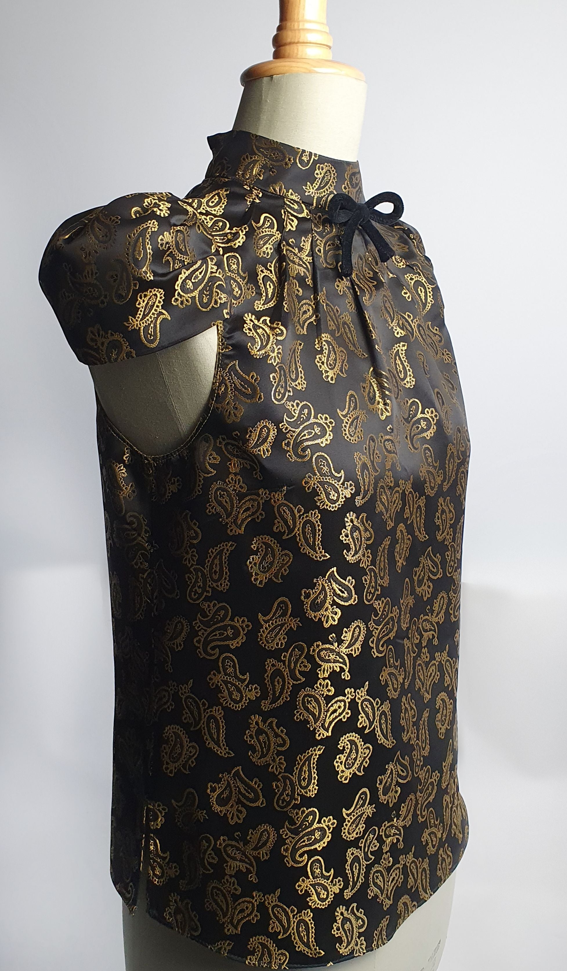 Satin Blouse lady  golden dreams