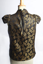 Satin Blouse lady  golden dreams