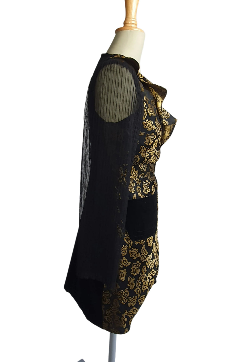 Satin/velvet dress lady by  golden dreams collection