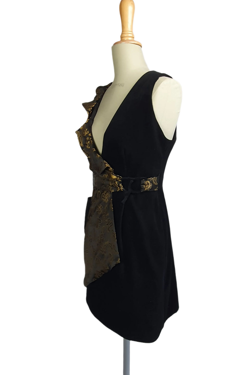 Satin/velvet dress lady by  golden dreams collection