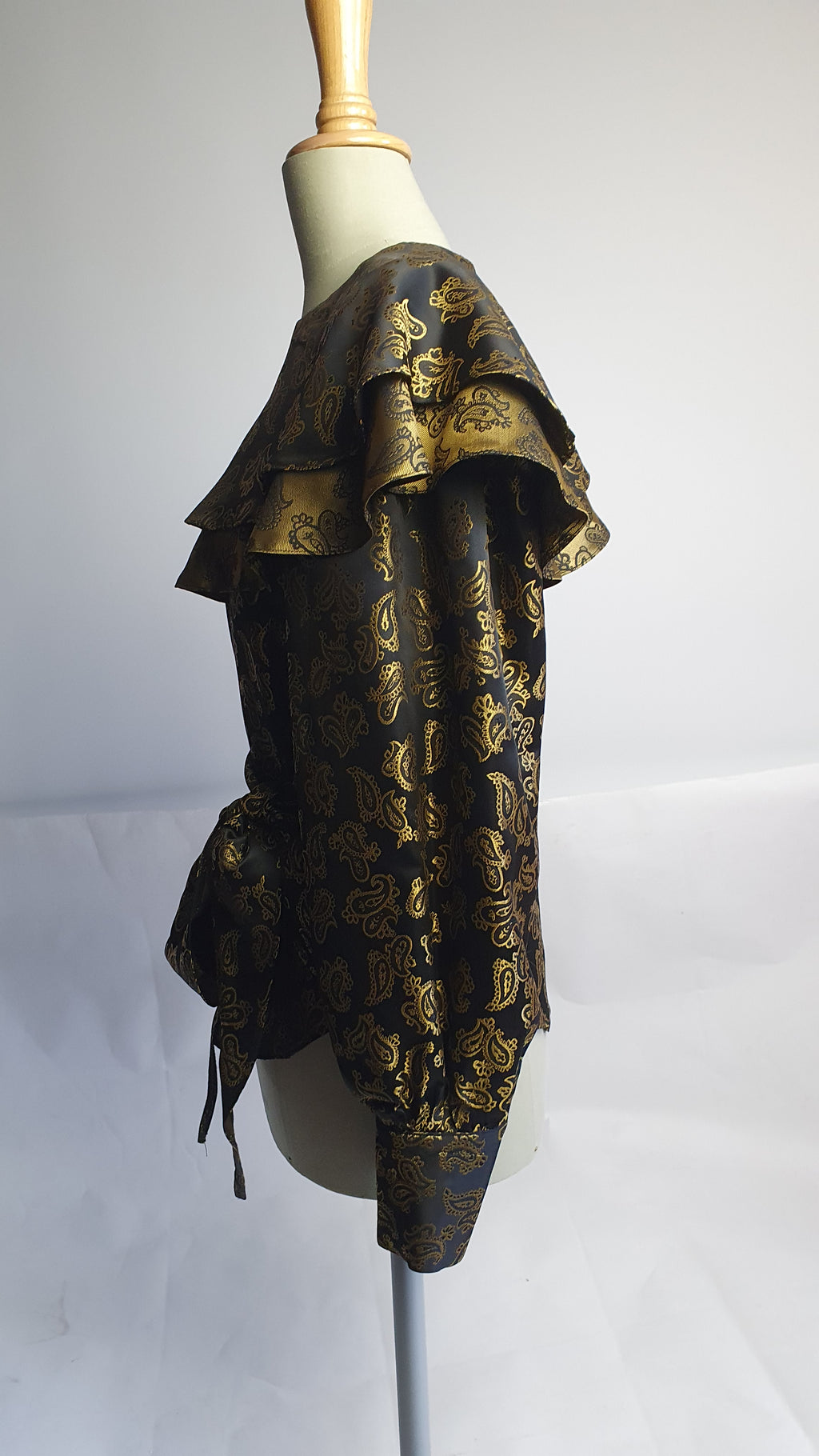 Satin Blouse long sleeves  lady  golden dreams