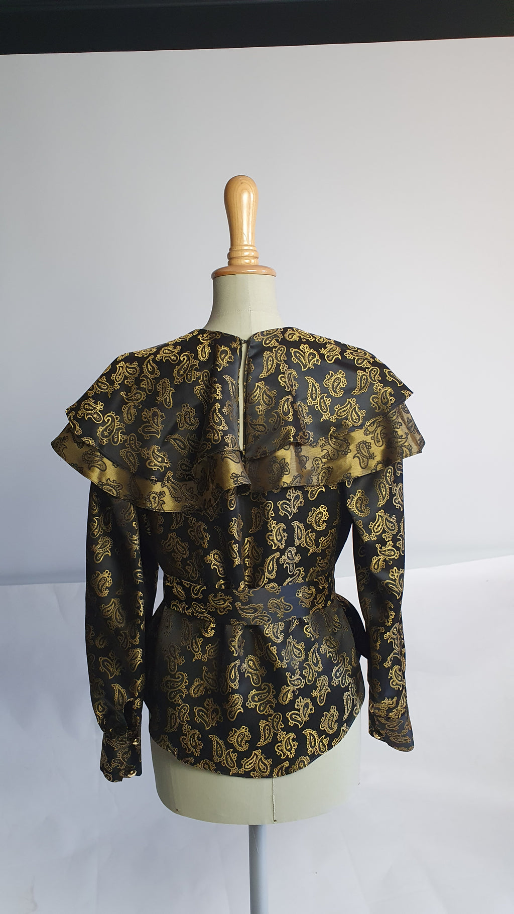 Satin Blouse long sleeves  lady  golden dreams