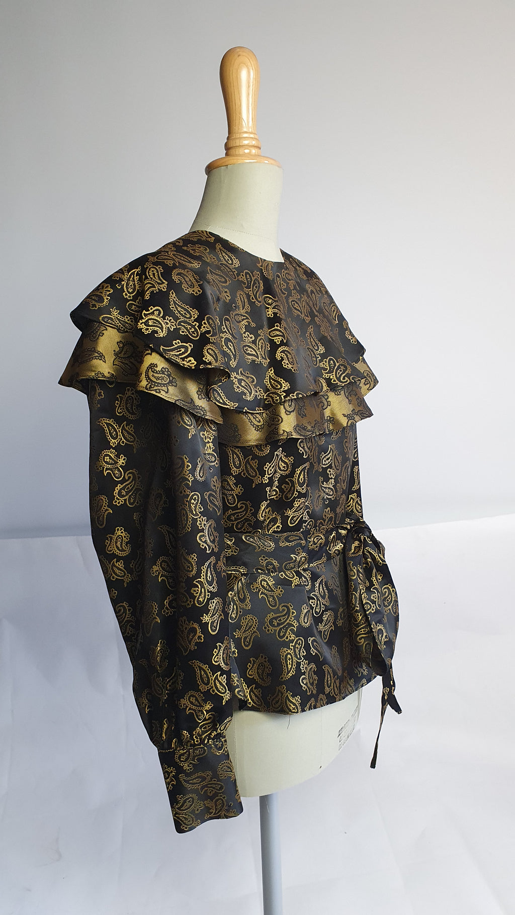Satin Blouse long sleeves  lady  golden dreams