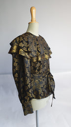 Satin Blouse long sleeves  lady  golden dreams