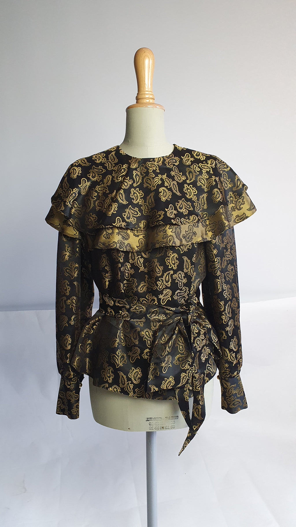 Satin Blouse long sleeves  lady  golden dreams