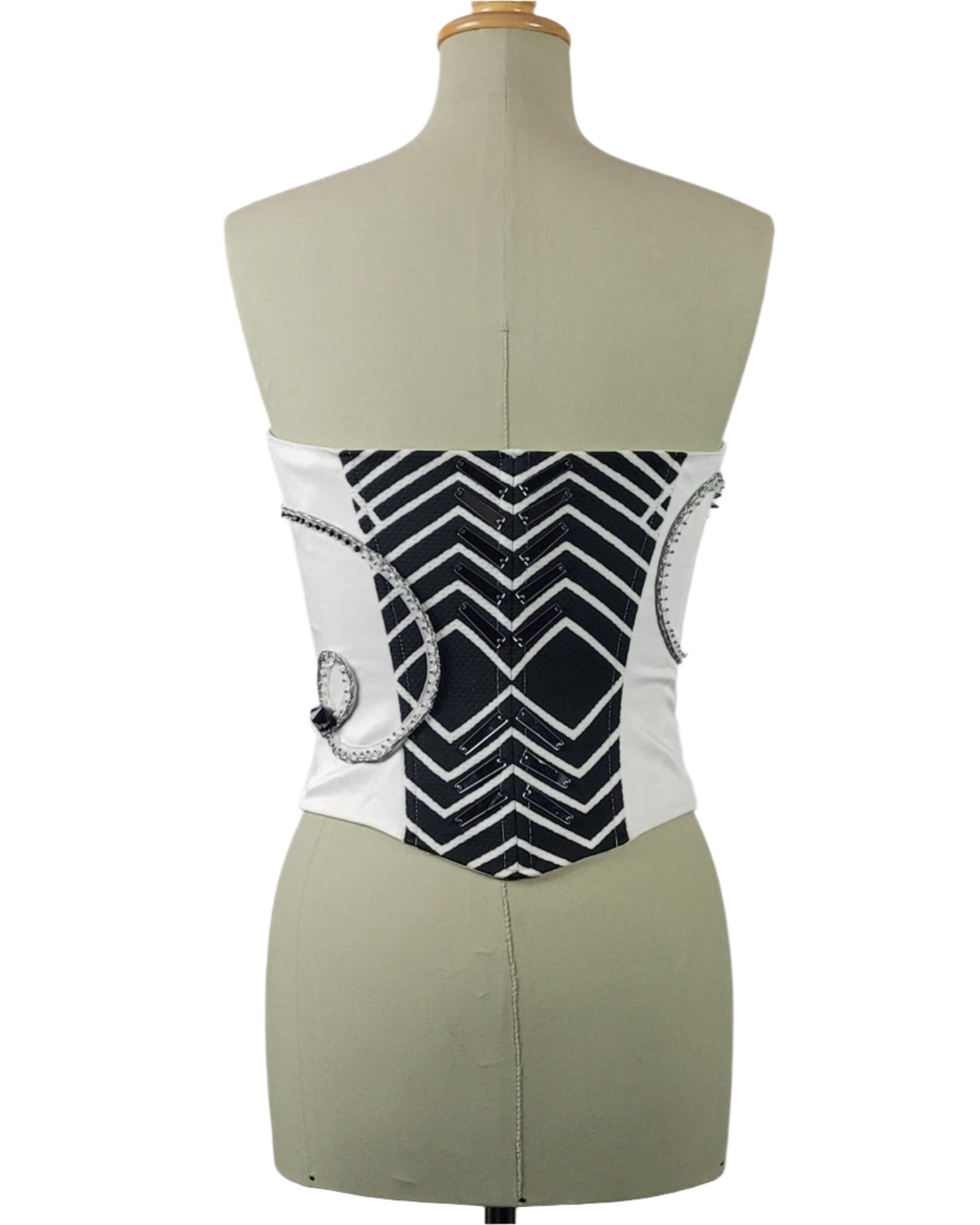 corset strapless  in White    Galaxy collection