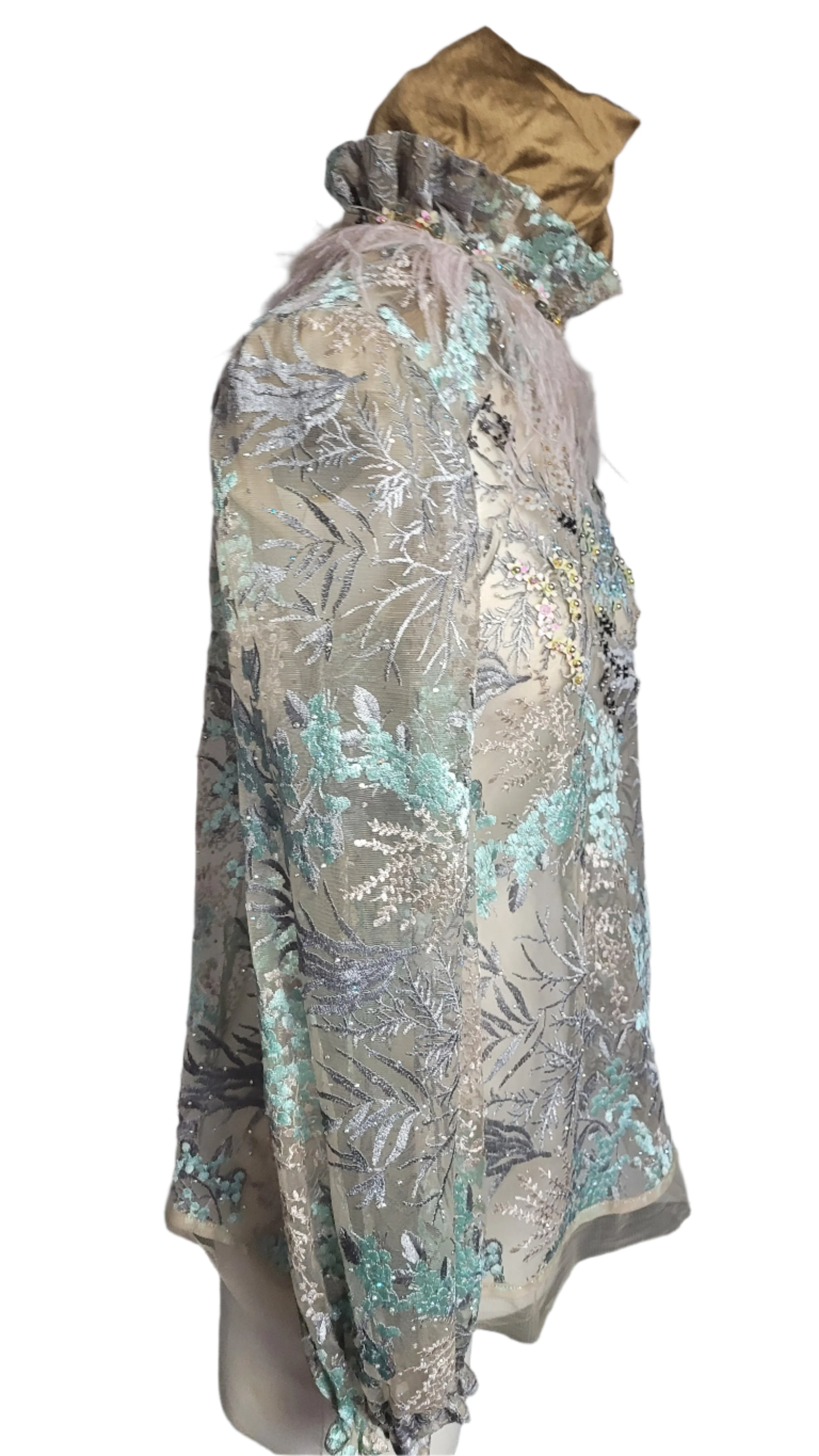 Deep Sea Lace Blouse