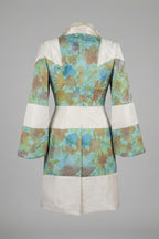 "Turquoise Garden" Patchwork Coat