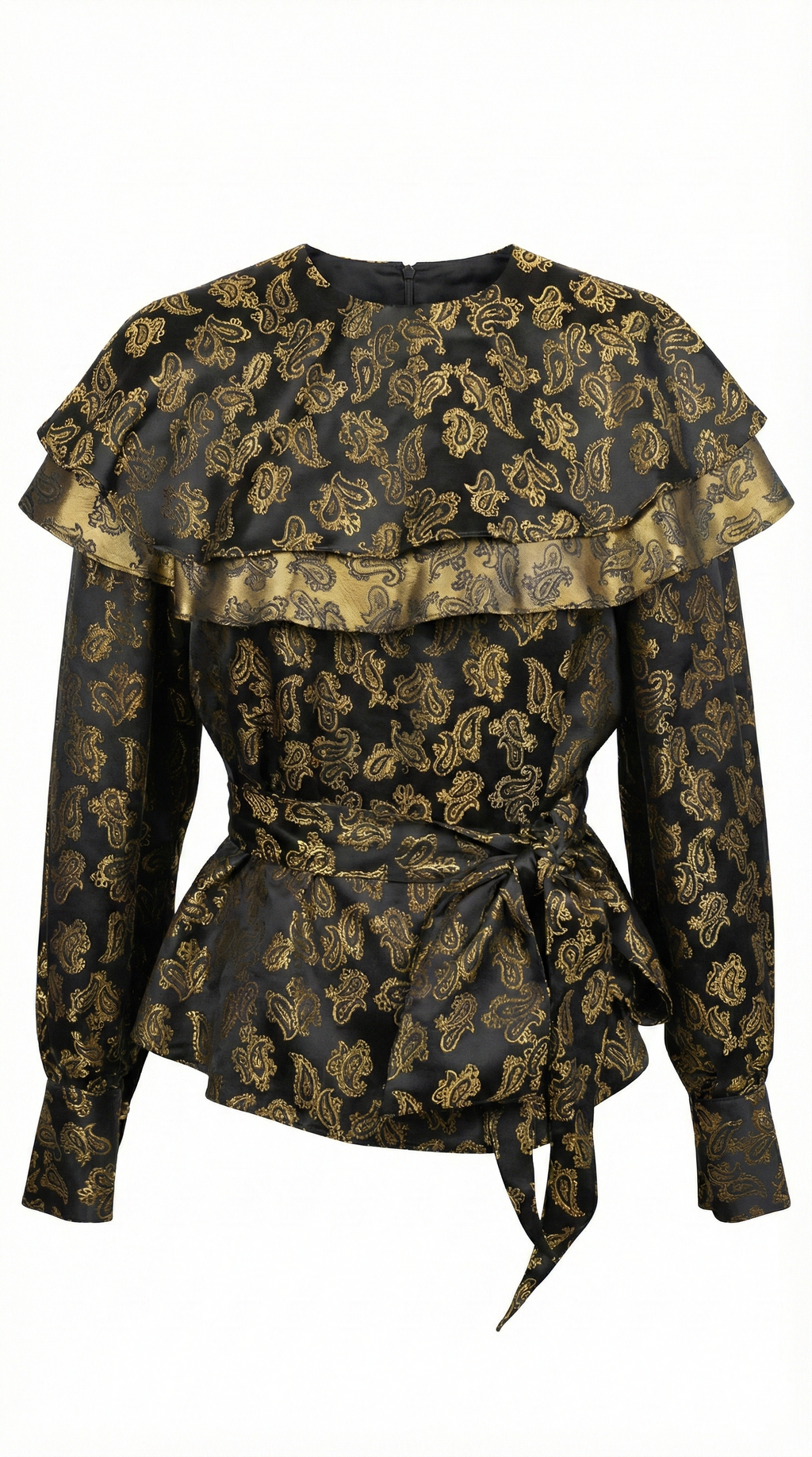 Satin Blouse long sleeves  lady  golden dreams