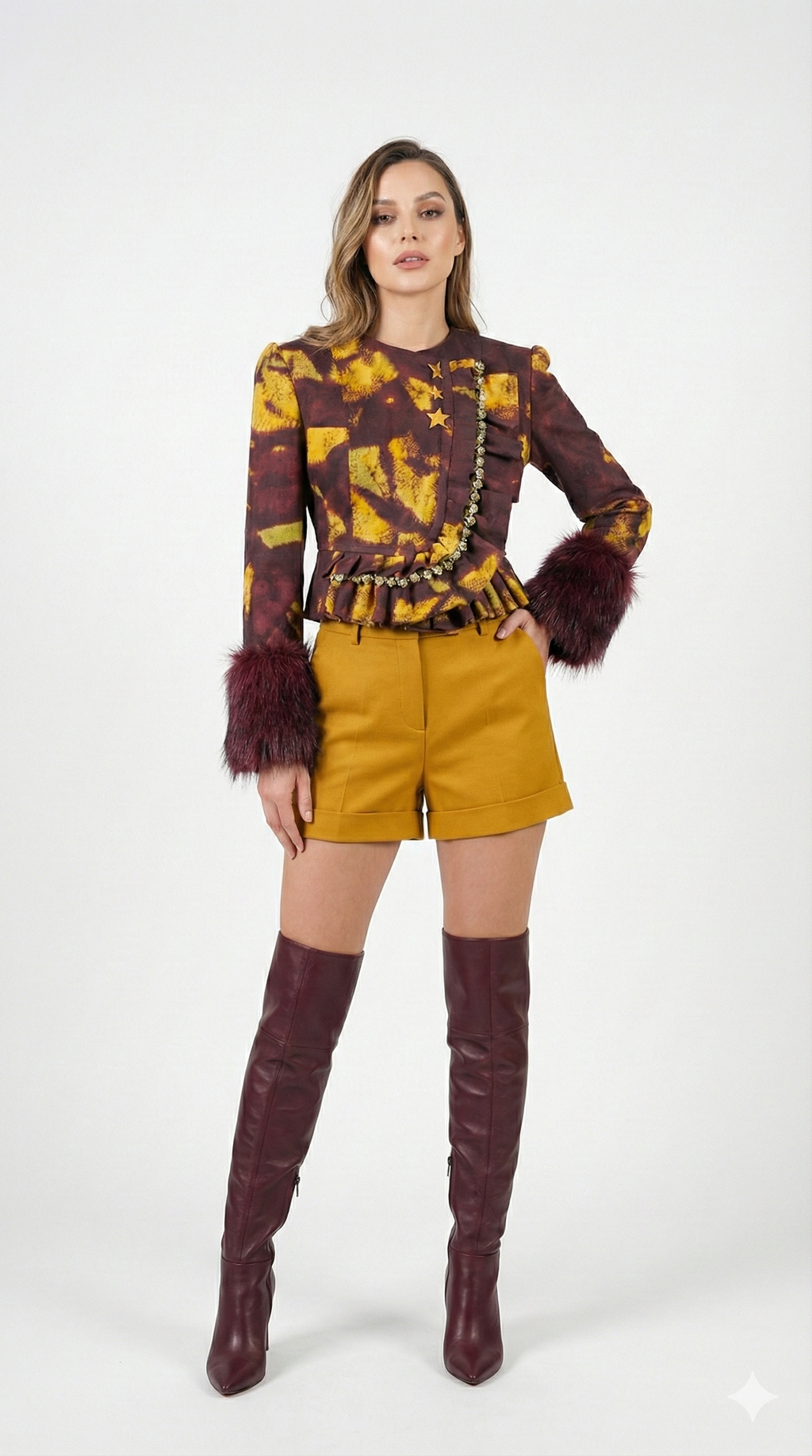 Exclusive  short Jacket trendy from  Gold dreams Collection